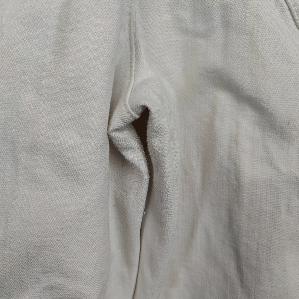 Anthropologie Maeve Wide Leg Cropped Pants Womens 31 White Belted Bohemian - Picture 7 of 12